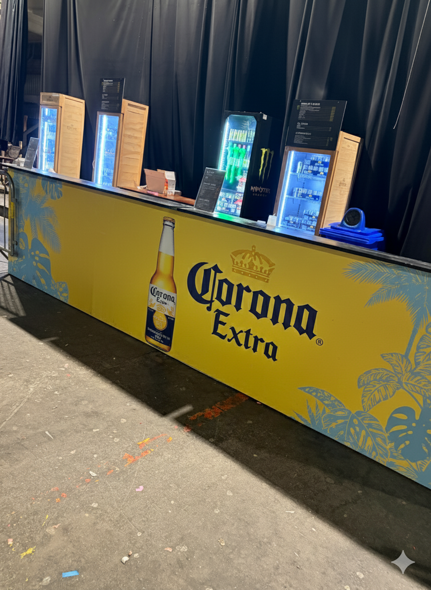 Bar med Corona Extra-dekor
